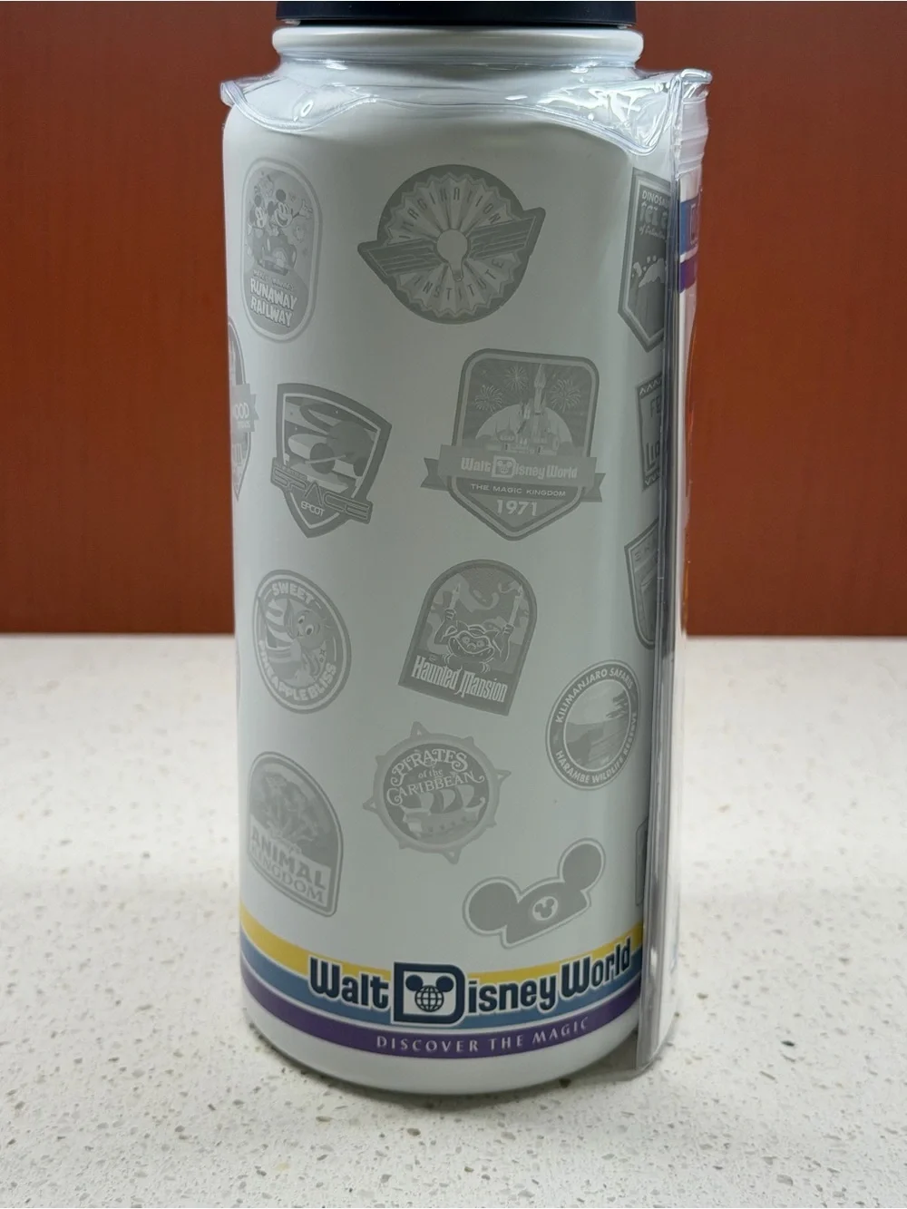 NEW 2026 DISNEY WORLD DISCOVER THE MAGIC PARK ICONS 1 LITER TUMBLER / STICKERS